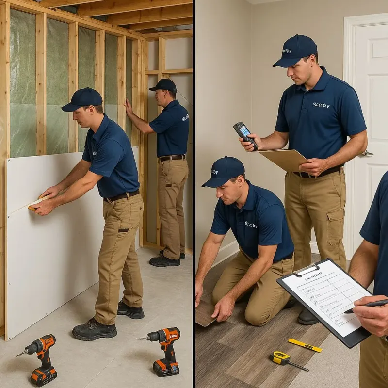Repairs and Reconstruction process in Steilacoom, WA